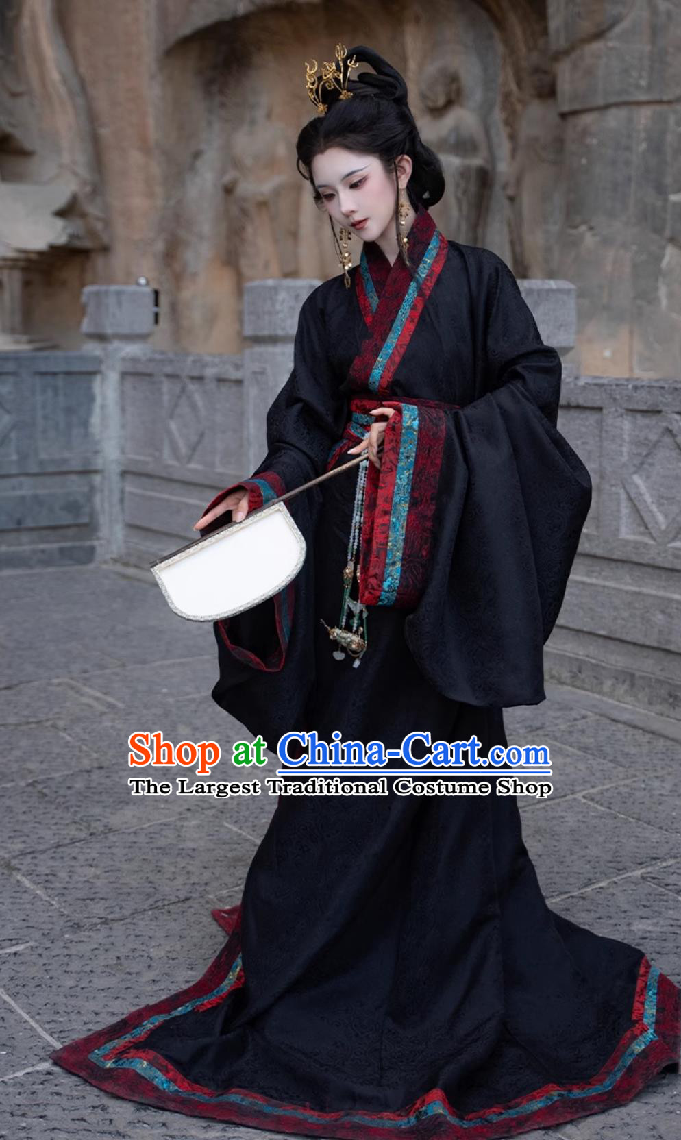 Traditional Chinese Hanfu Warring States Robe Ancient China Royal Princess Dress Qin Dynasty Woman Historical Costume