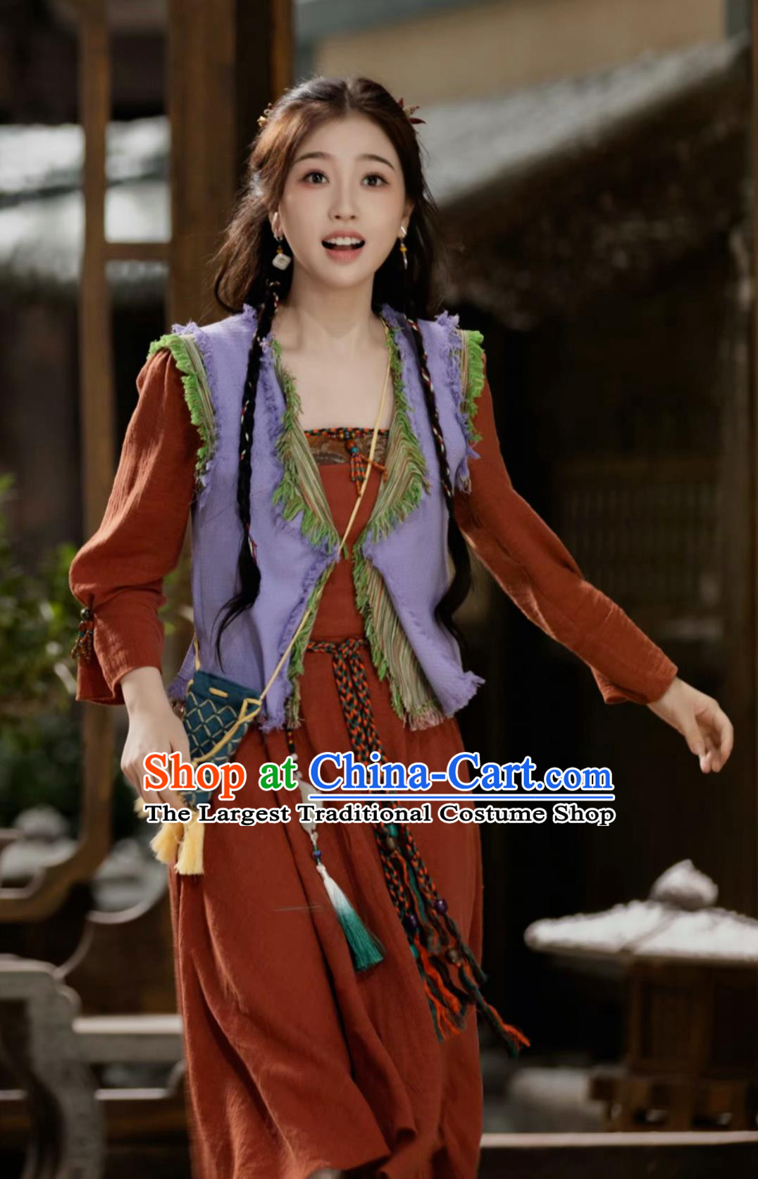 Chinese Ancient Young Lady Costume Drama Sword and Fairy Ye Qi Clothing Traditional Swordswoman Hanfu Dress
