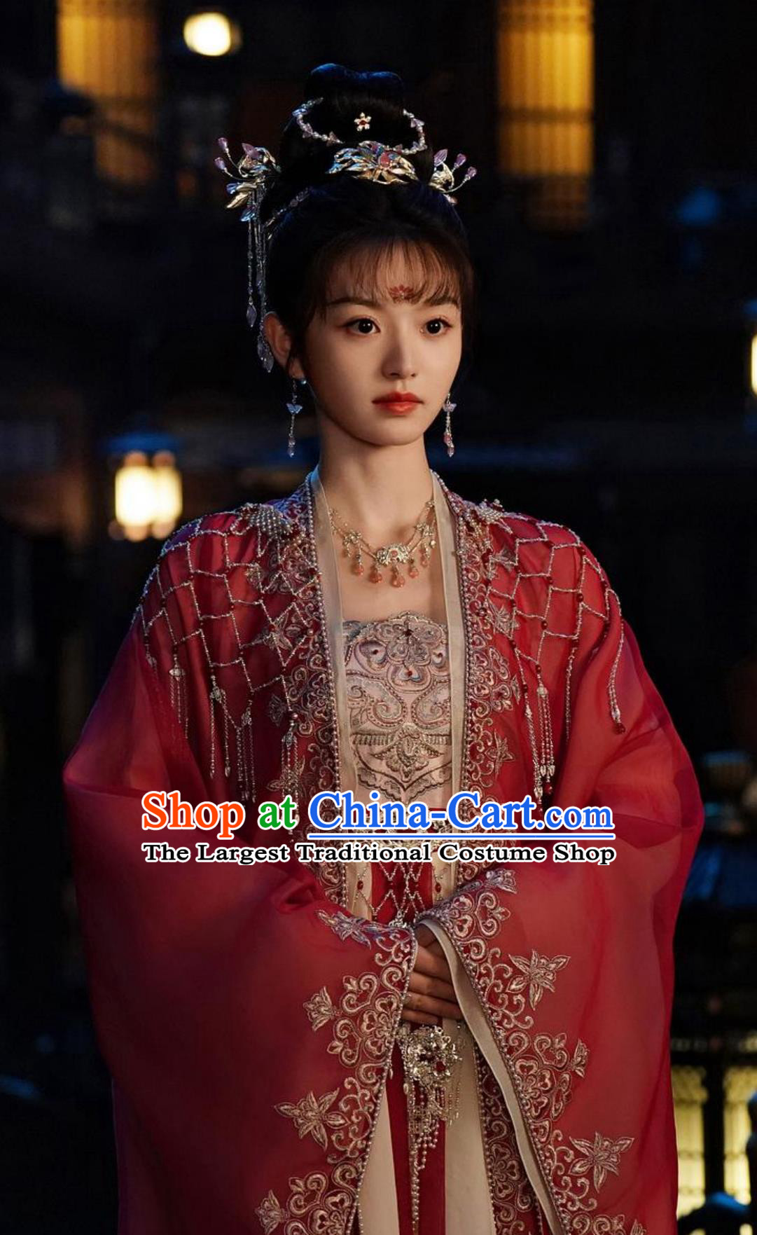 Traditional Hanfu Dress Chinese TV Series Guardians of the Dafeng Princess Lin An Replica Costume Ancient Court Woman Clothing
