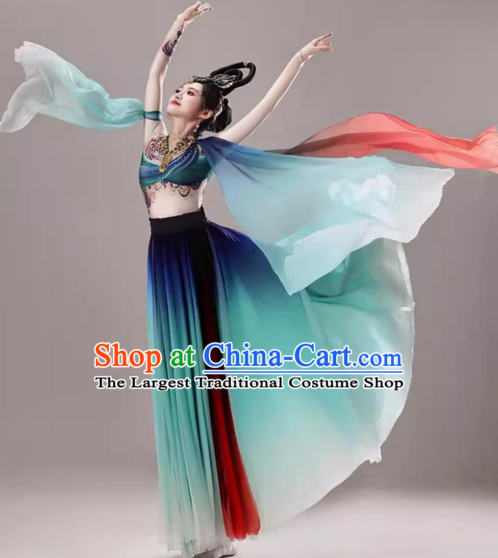 Chinese Classical Dance Performance Costume Women Art Exam Pipa Song Dunhuang Feitian Hanfu Dance Clothing