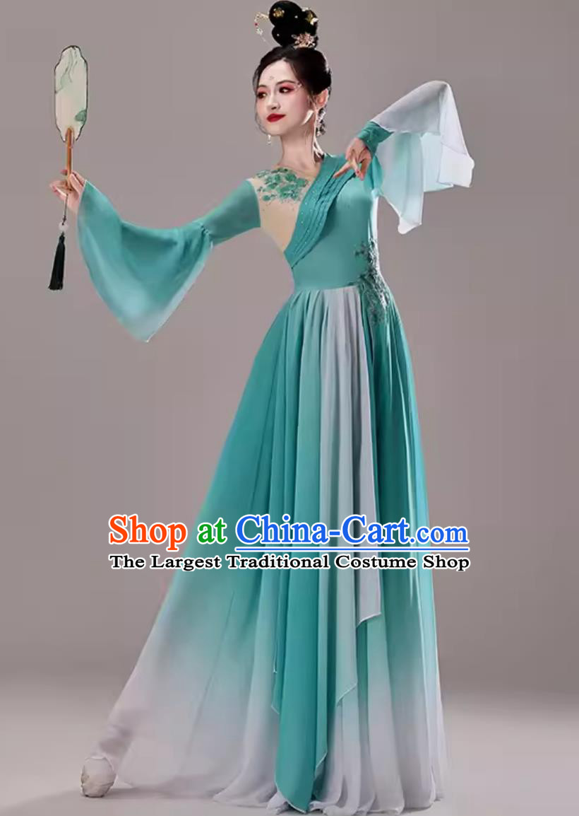 Peach And Plum Cup Classical Dance Costume Women Like A Dream Song Ancient Chinese Hanfu Han Dynasty Fan Dance Attire