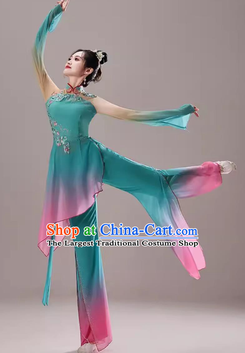 Peach And Plum Cup Classical Dance Costume Women Like A Dream Order Ancient Style Hanfu Han Tang Fan Dance Costume