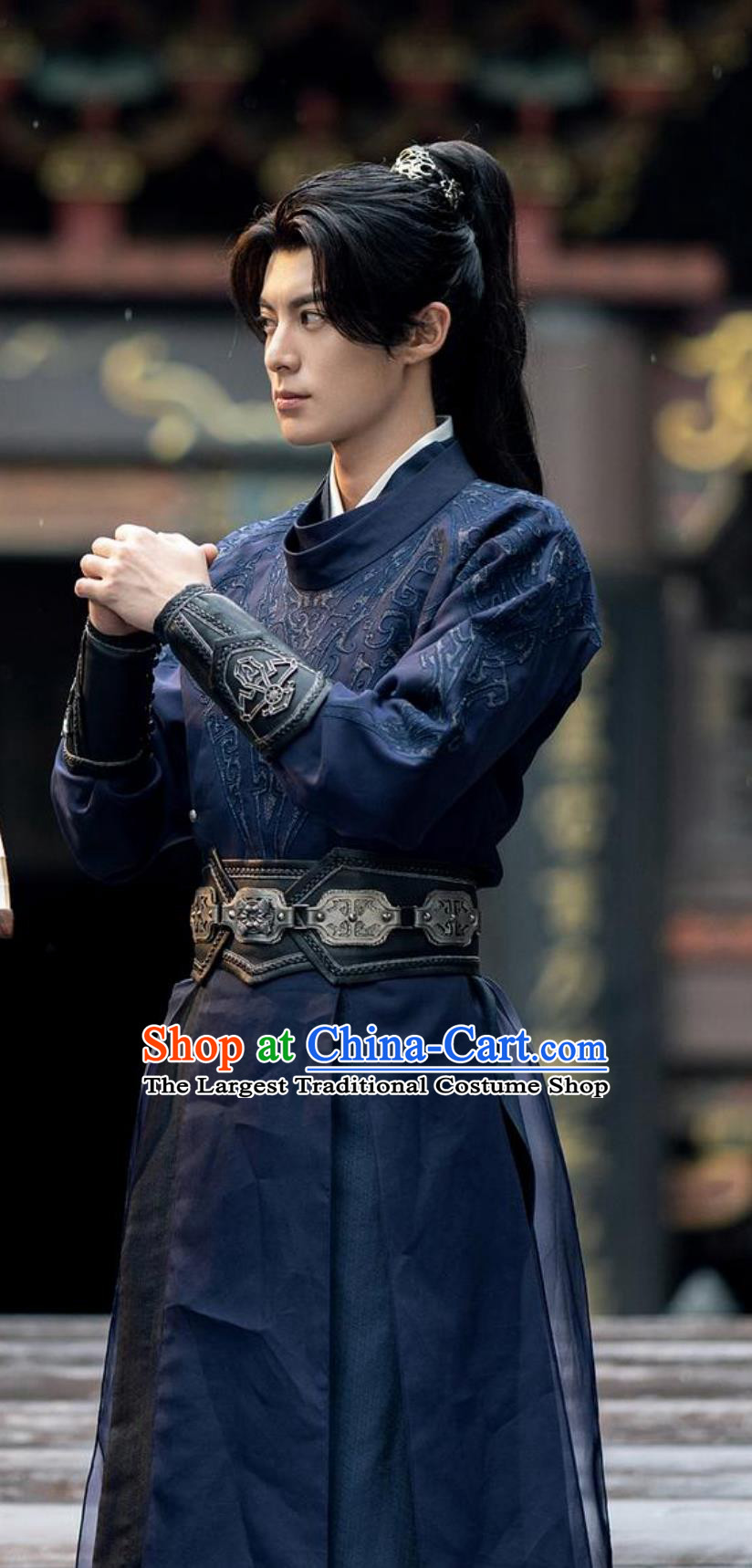 Traditional Chinese Male Hanfu TV Series Guardians of the Dafeng Young Hero Xu Qi An Costume Ancient Swordsman Clothing
