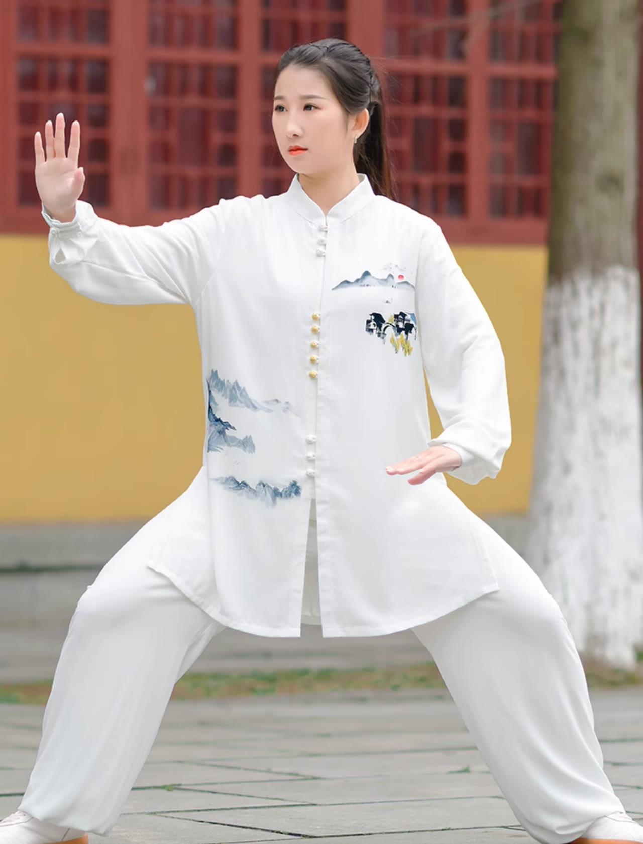 Women Tai Chi Suit Tai Chi And Ba Duan Jin Competition Performance Training Outfit