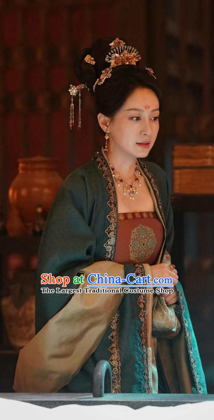 TV Series Guardians of the Dafeng Princess Consort Yu Costume Ancient China Royal Rani Clothing Traditional Chinese Hanfu Dress
