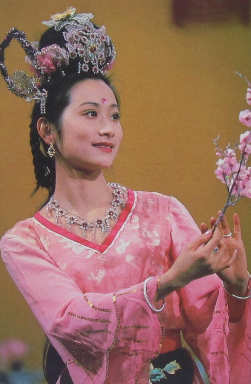 Chinese TV Drama Apricot Flower Goddess Pink Dress 86 Version Journey To The West Blossom Fairy Costume