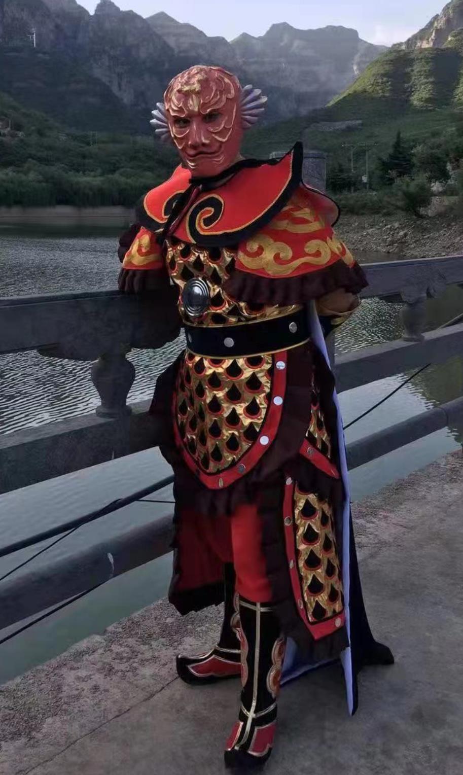 Chinese TV Series Journey To The West Carp Spirit Costume Cosplay Monster Outfit