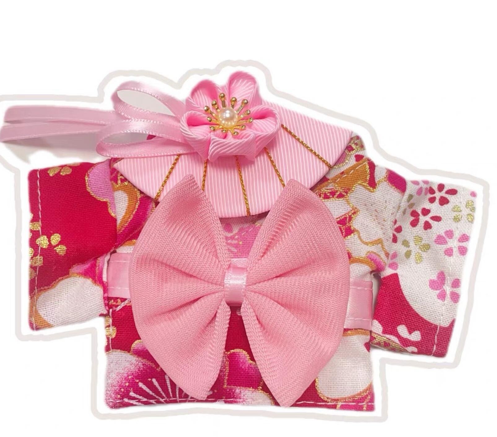 Labubu Doll Costume Japanese Kimono