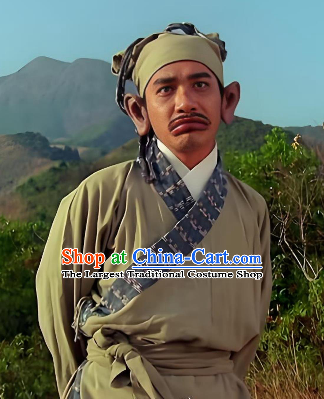 Dong Cheng Xi Jiu Tony Leung Ouyang Feng Replica Clothing  Film Ancient Costume Sausage Lips Funny Cosplay Outfit
