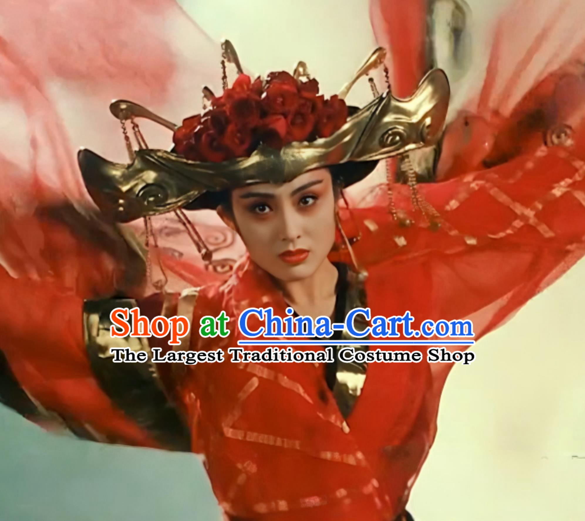 Film Handsome Siblings Zhang Min Lady Moon Palace Master Red Dress Ancient Chinese Swordswoman Costume Traditional Hanfu Clothing