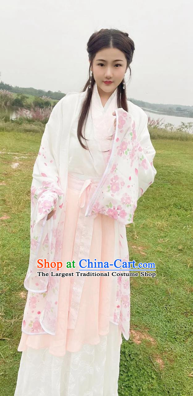 Chinese TV Series Invincible County Magistrate Princess Ningxiang Clothing Traditional Hanfu Dress Ancient Wuxia Costume