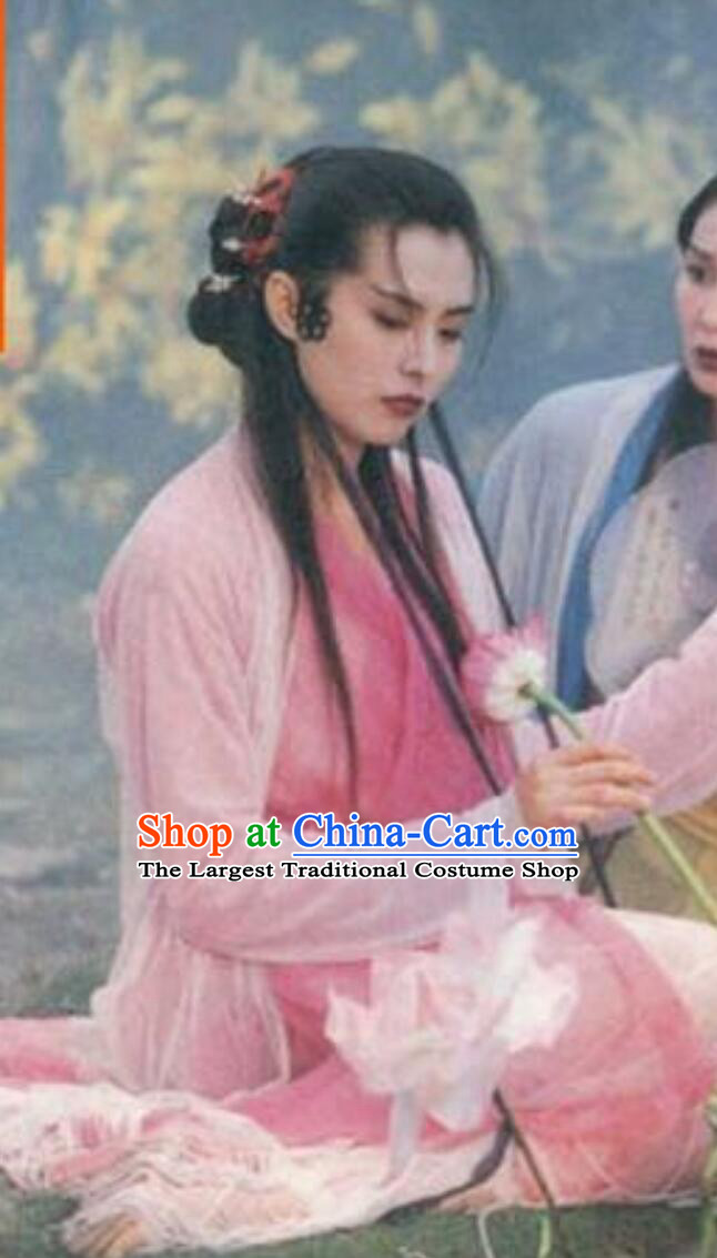 Film Green Snake Movie Bai Suzhen Joey Wong Clothing Ancient Fairy Costume Traditional Hanfu Outfit