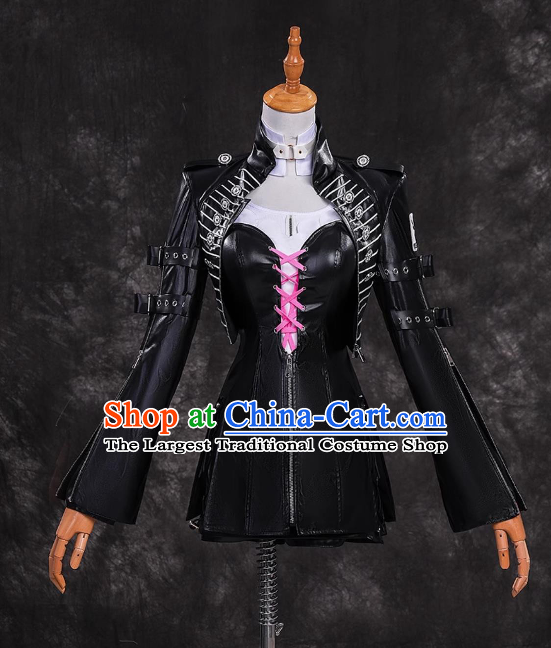 Arknights Leto Cosplay Costume Game Accurate Cosplay Outfit Anime 2D Cartoon Clothing Black Dress