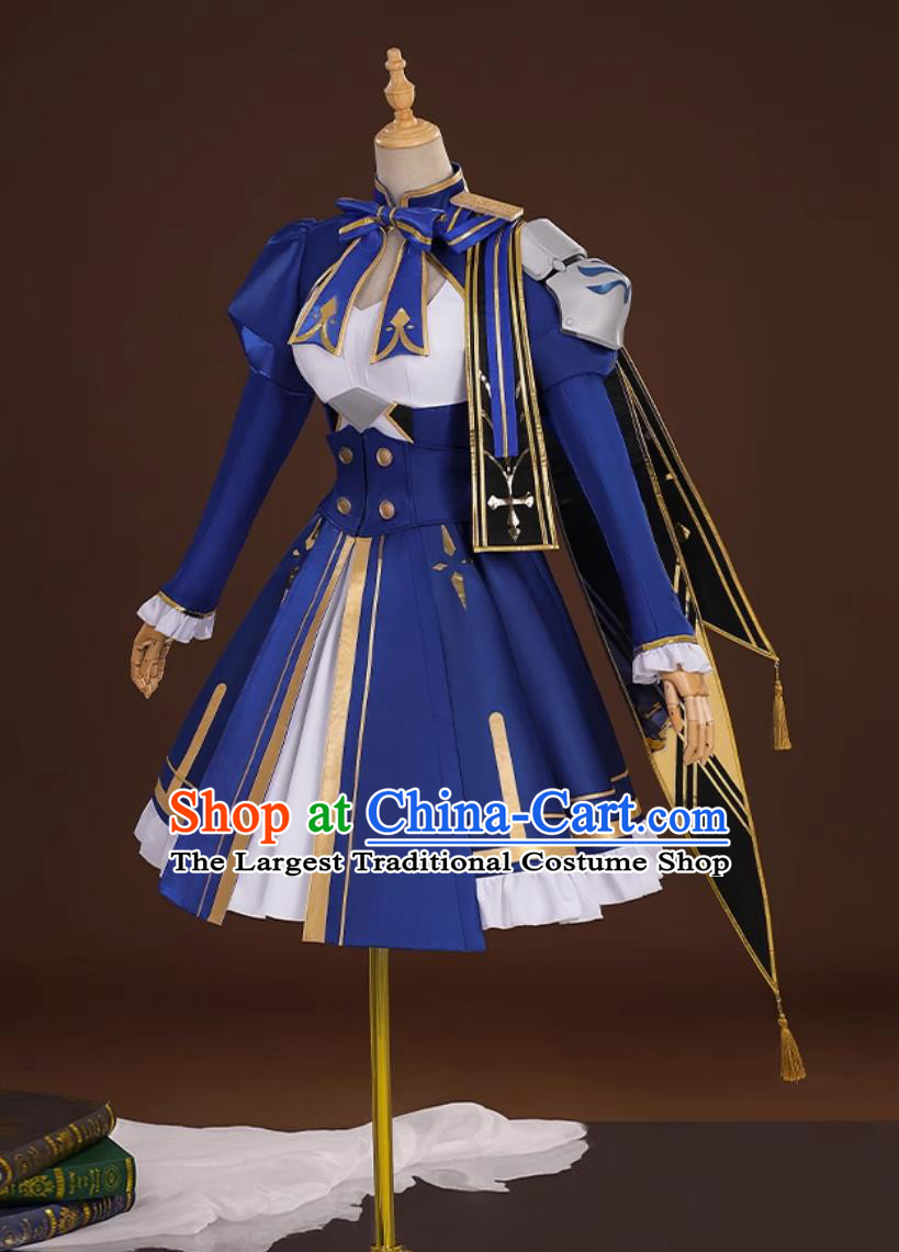 Honkai Star Rail Fate Collaboration Saber Cos Dress 2D Anime Costume Cosplay Outfit