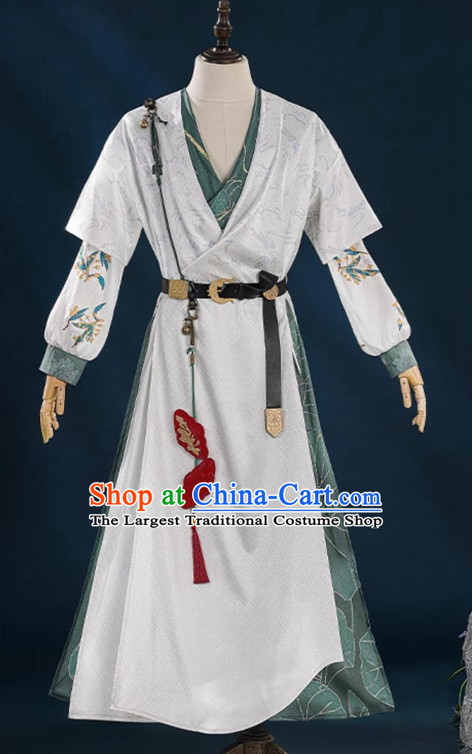 YanYun Sixteen Tones Cosplay Costume Chen Zixi Cosplay Outfit 2D Anime Clothing Traditional Chinese Male Hanfu