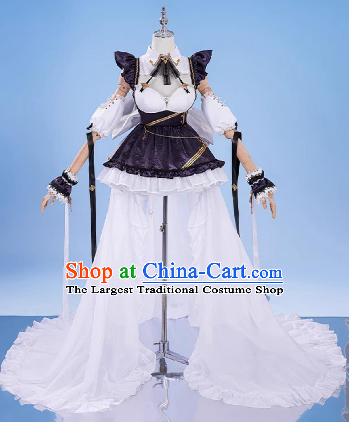 Azur Lane Cosplay Costume Heavy Cruiser Cheshire Cosplay Outfit Complete Set Cat Maid Dress