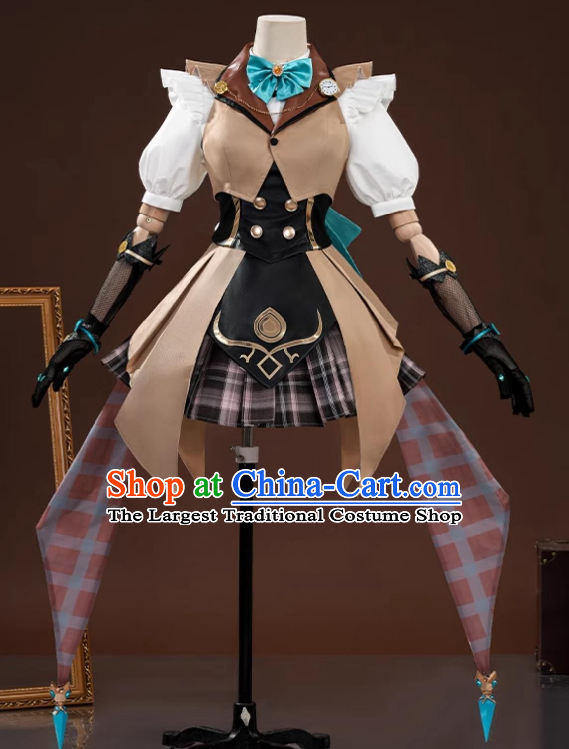 Honor Of Kings Xiao Qiao Secret Clue Tracing Cosplay Costume Game Dress 2D Anime Cosplay Outfit