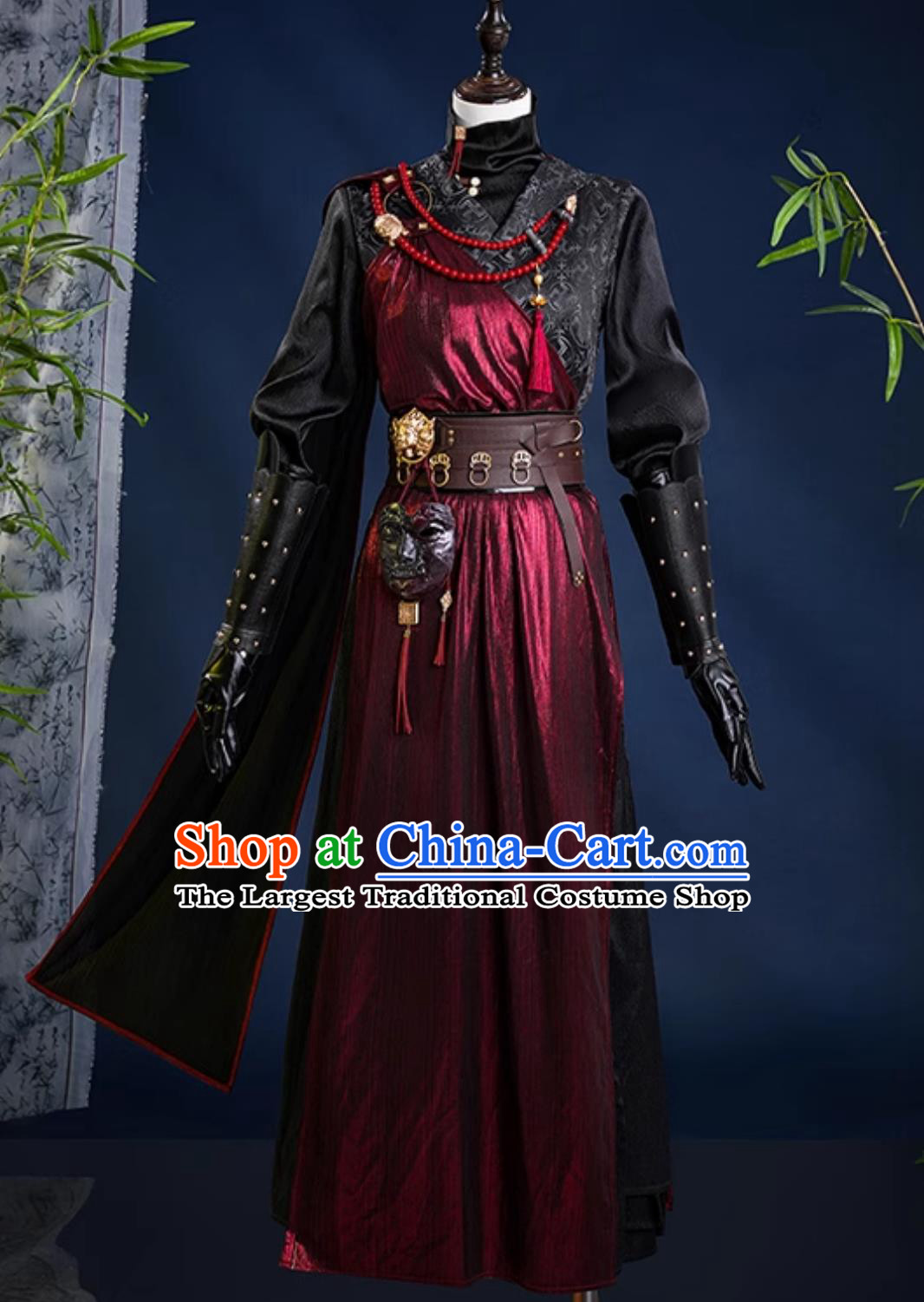YanYun Sixteen Tones Third Watch Cosplay Costume Game Swordsman Outfit 2D Anime Performance Clothing