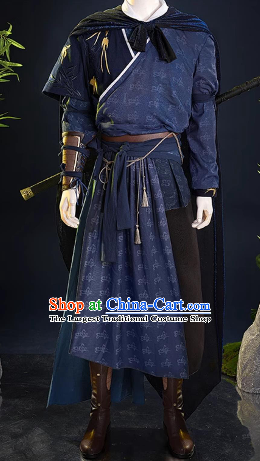 YanYun Sixteen Tones Cosplay Costume Jiang Yan Game Chinese Clothing Cosplay Male Outfit Complete Set