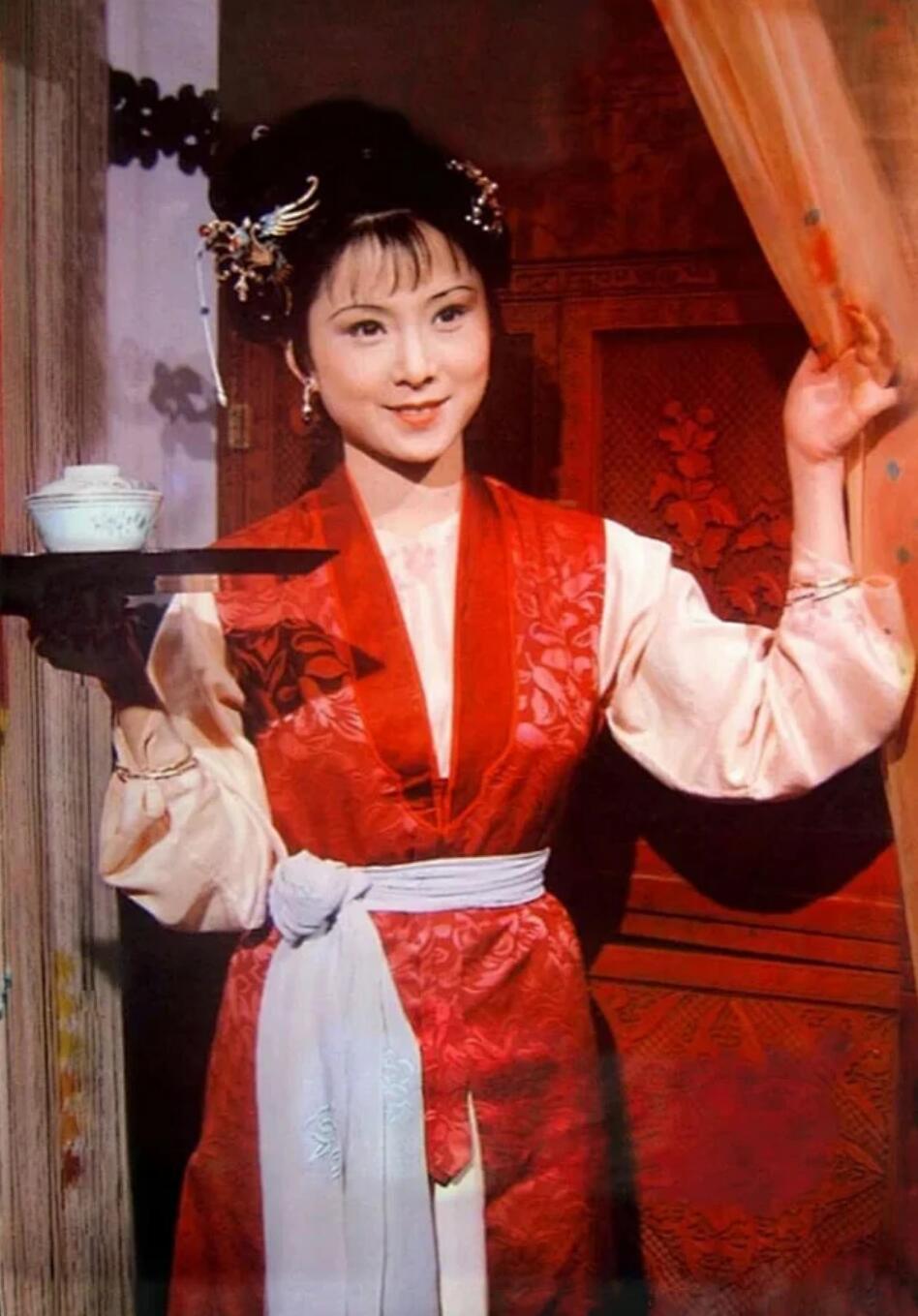 Traditional Ming Dynasty Hanfu Dress Ancient Servant Maid Costume Twelve Beauties of Jinling Chinese Drama A Dream in Red Mansions Qing Wen Clothing