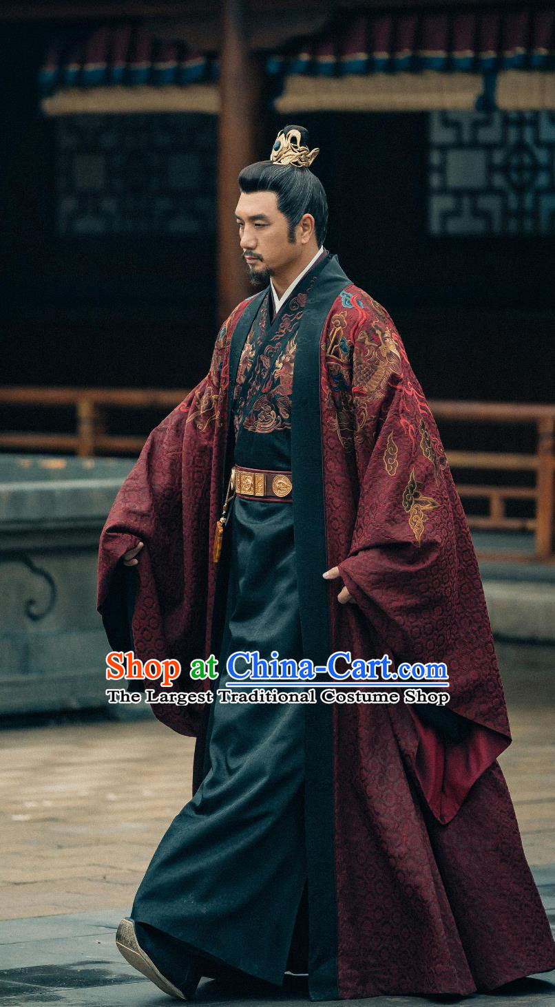 Ancient Ming Dynasty Royal Lord Costume Chinese Drama The Legend of Zang Hai Duke Ping Jin Zhuang Lu Yin Replica Clothing