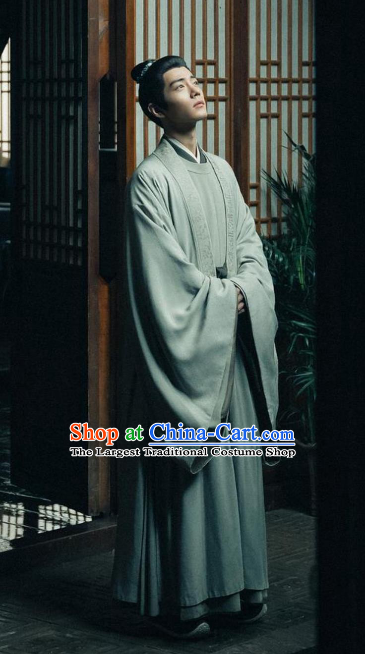 Chinese Drama The Legend of Zang Hai Xiao Zhan Replica Clothing Ancient Chinese Ming Dynasty Scholar Costume