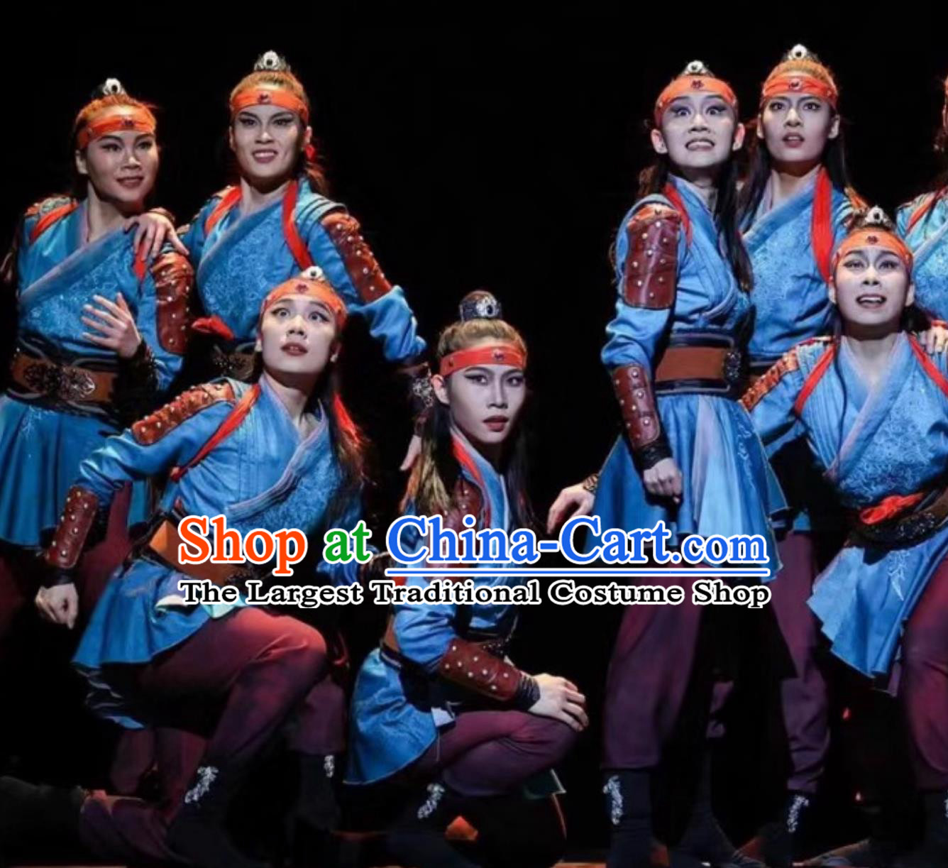 Chinese Style Dance Cuju Heroine Performance Costume Lotus Award Youth Ancient Group Dance Attire