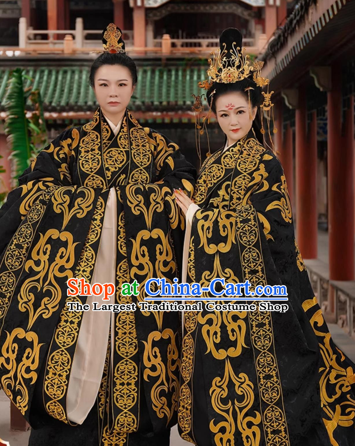 Ancient Chinese Wedding Costumes Traditional Hanfu Zhou Dynasty Bride and Groom Embroidered Attires Couple Set