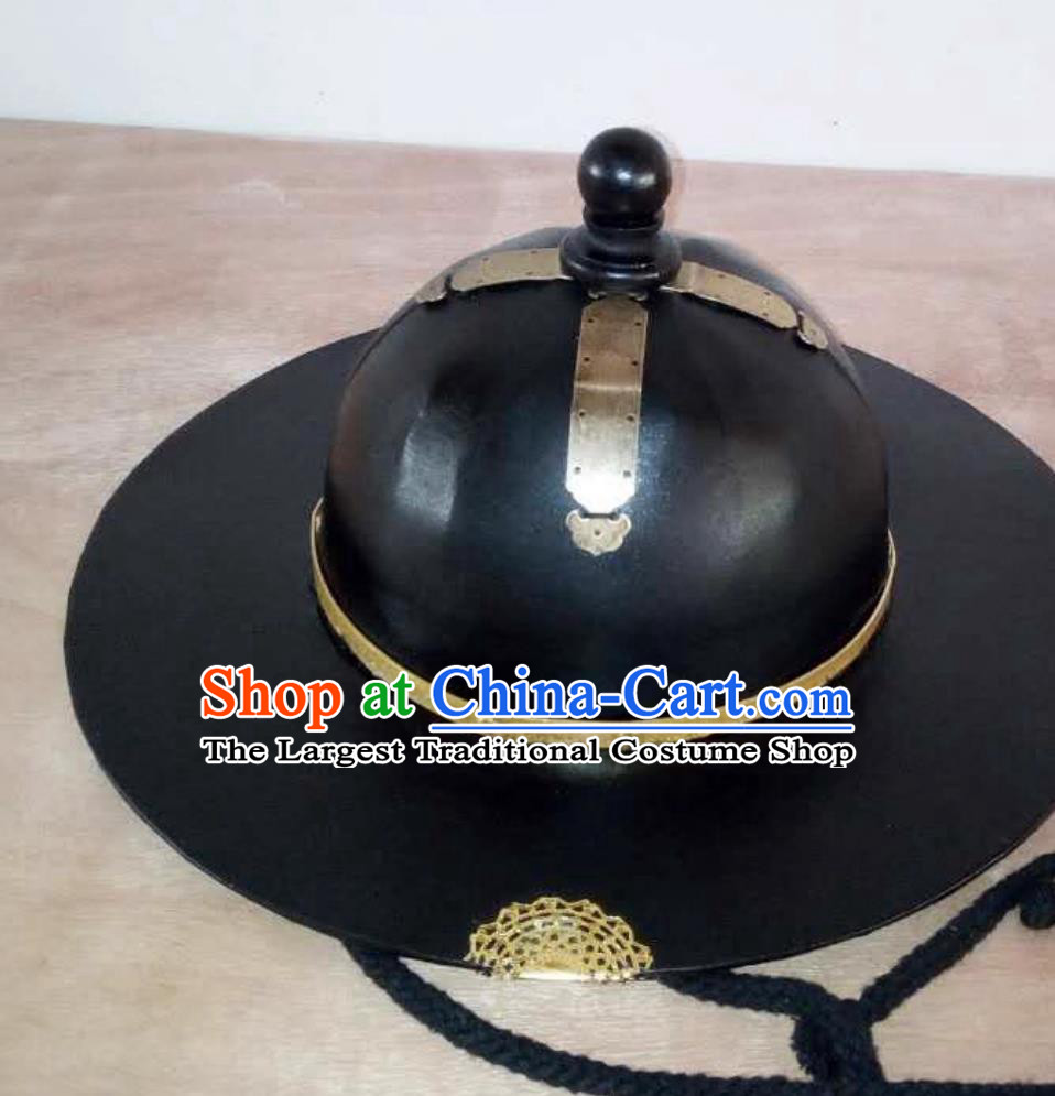 Ming Dynasty Jinyiwei Hat Costume Drama Crown Ancient Chinese Headwear Historical Theater Official Helmet