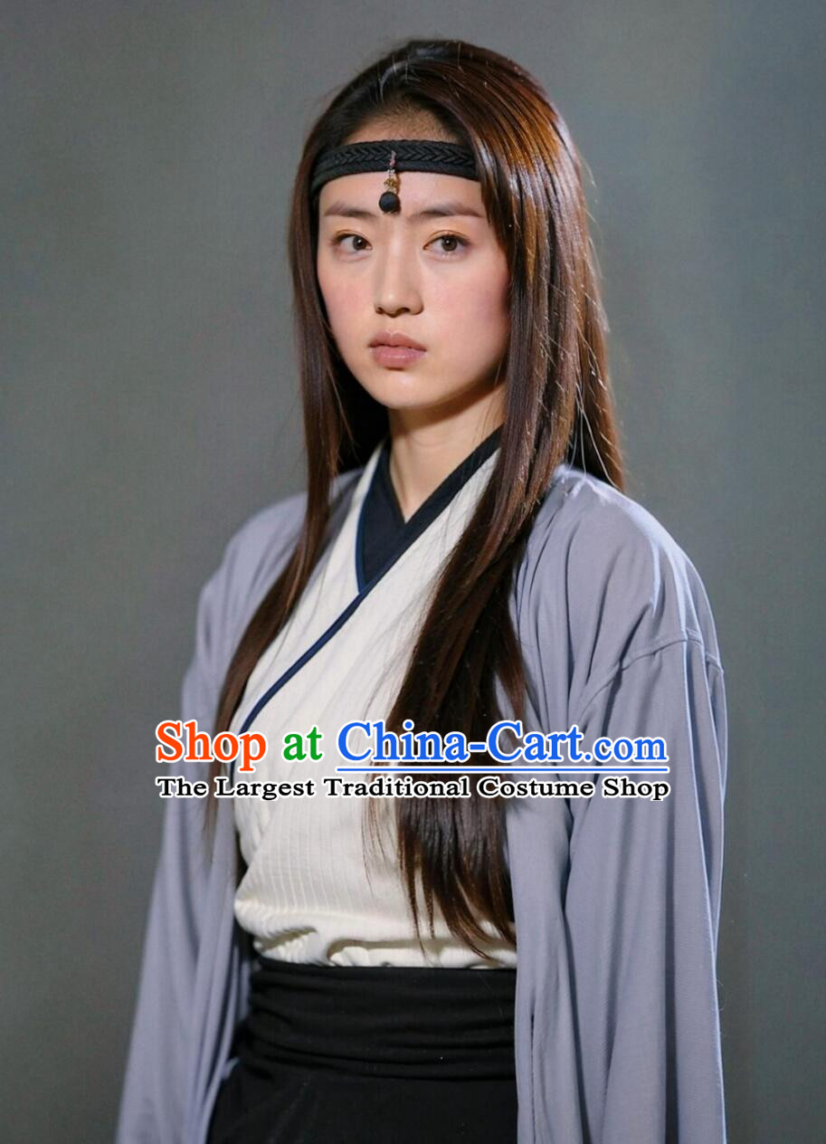 TV Drama Snow Goddess Dragon Shangguan Yan Costume Ancient Chinese Heroine Clothing Traditional Swordswoman Hanfu