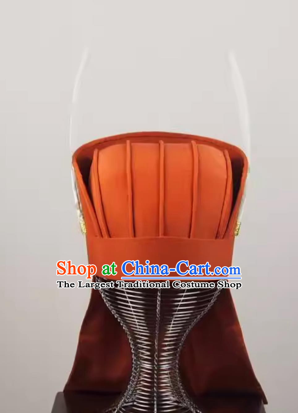 Han Dynasty Twin Pheasant Tail Crown Chinese Three Kingdoms Military Official Headgear Ancient Warrior Helmet Stage Performance Headdress