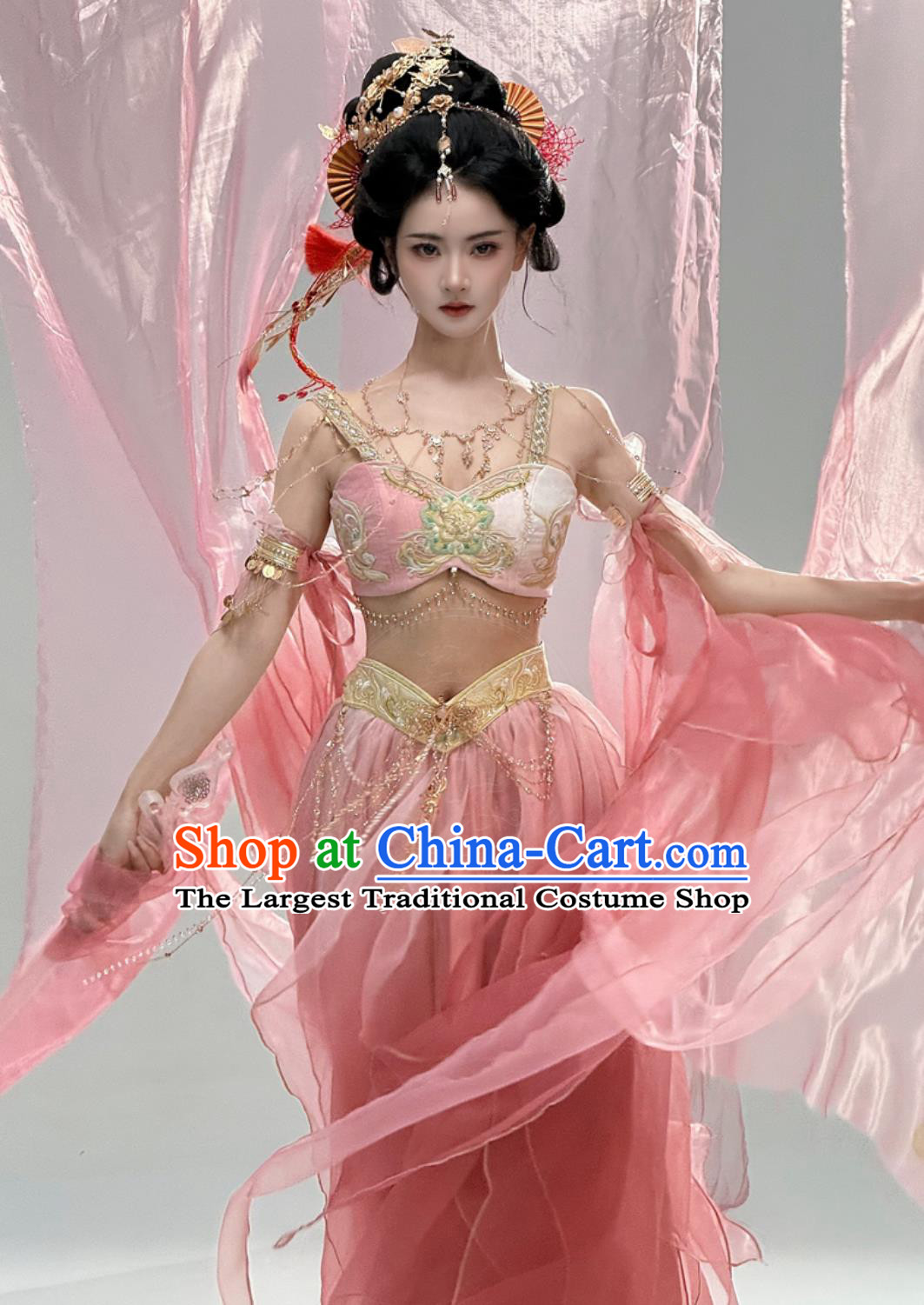 Exotic Western Region Dunhuang Flying Apsaras Dress Chinese Style Maiden Hanfu