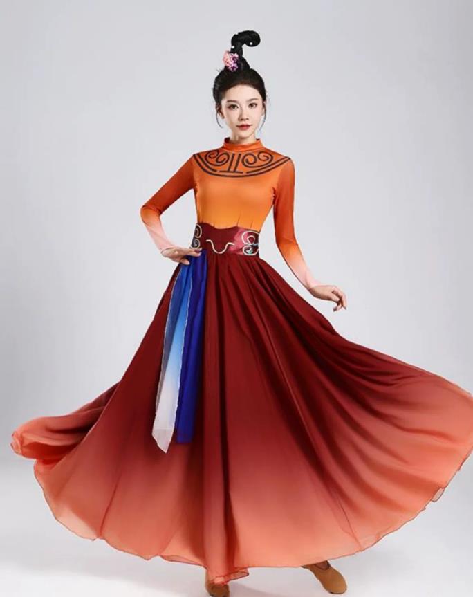 Opening Dance Grand Repertoire Ba Nu Tuo Ying Performance Costume Chinese Classical Dance Dress For Women
